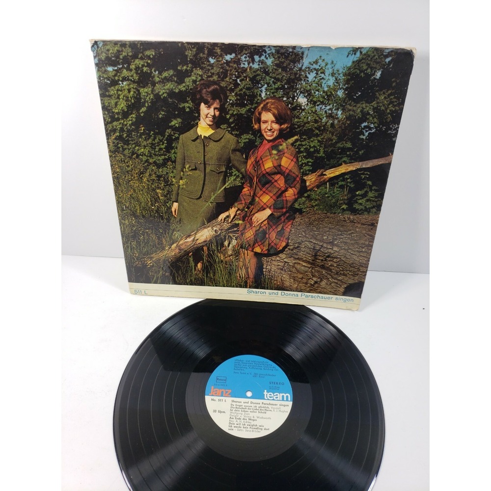 The Parschauer Sisters Rare German Import LP Christian Devotional